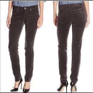 New Kut From Kloth skinny dark grey corduroy pants